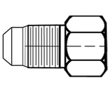 pipe thread female (nptf) to medium pressure male adapters